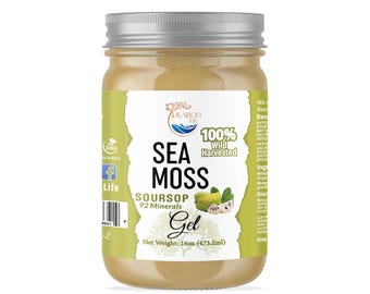 Gel di muschio marino raccolto al 100% in natura con Graviola – Superfood tropicale per una vitalità naturale