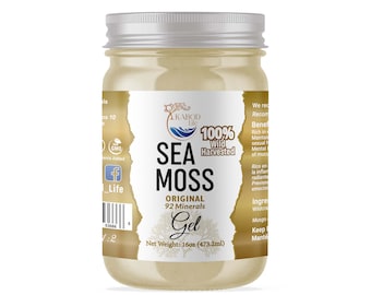 Gel di muschio marino originale raccolto al 100% in natura, 16 once