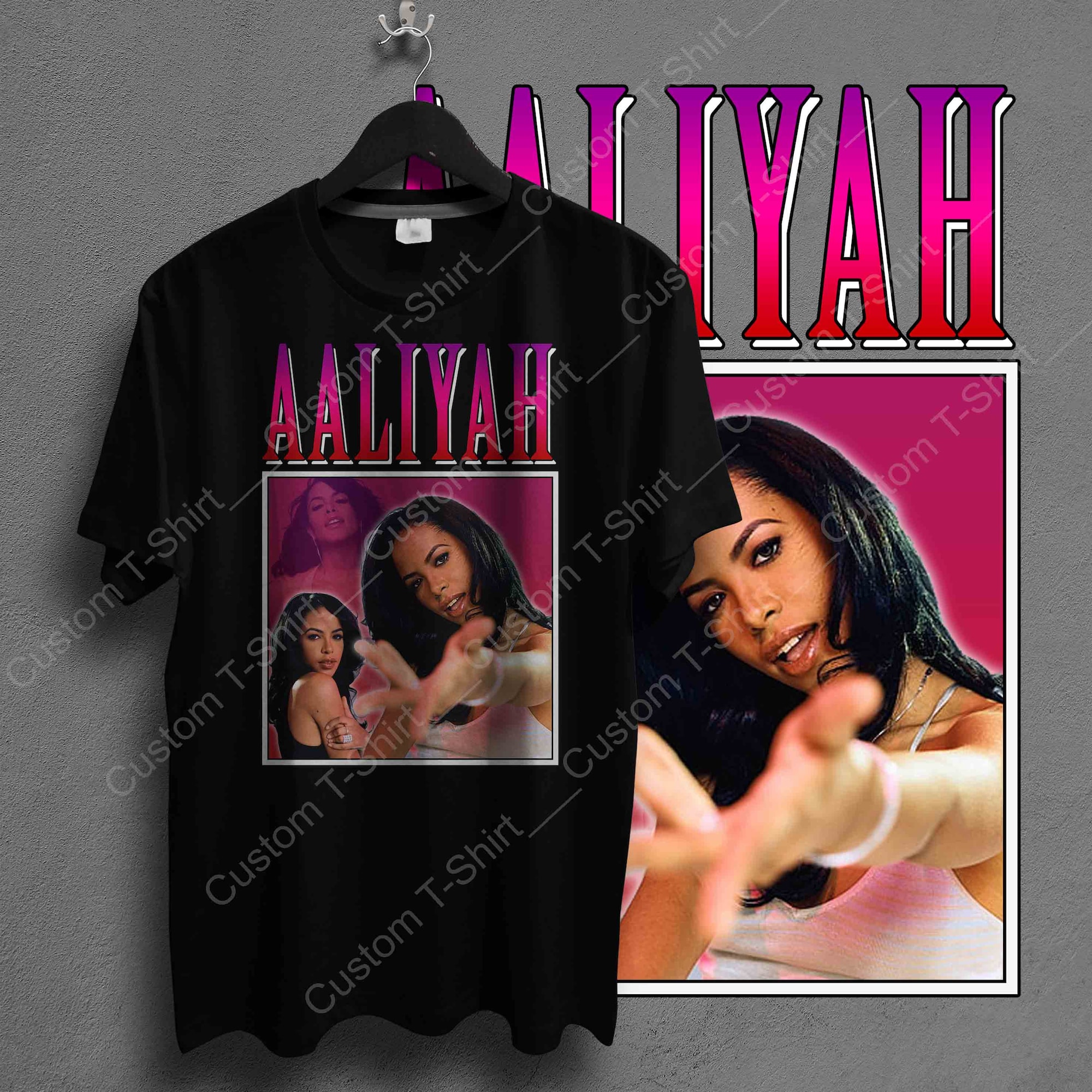 Discover Aaliyah Vintage 90er Tee | Erinnerung an Aaliyah T-Shirt