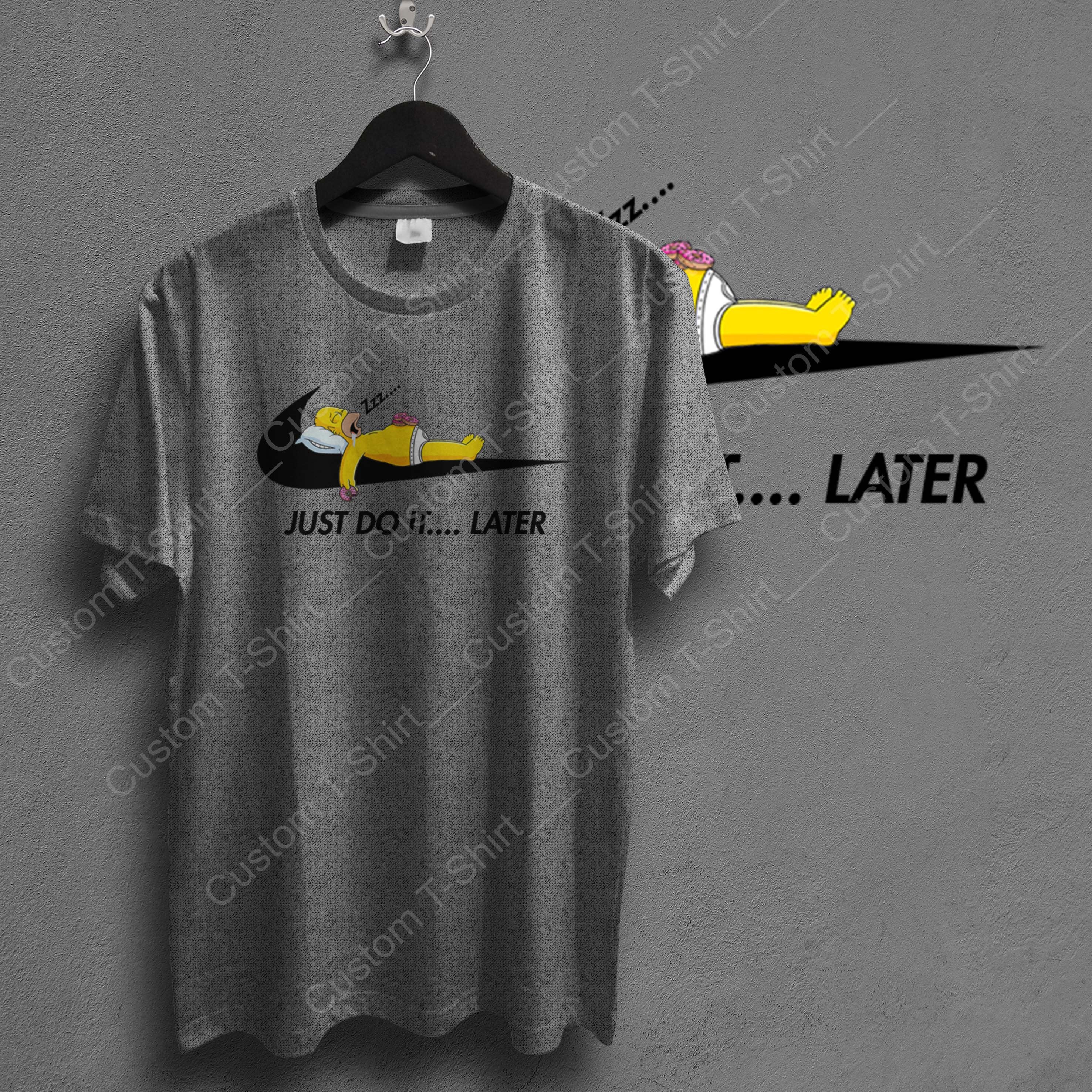 Just Do It Later TShirt The Simpson TShirt Homer TShirt Etsy
