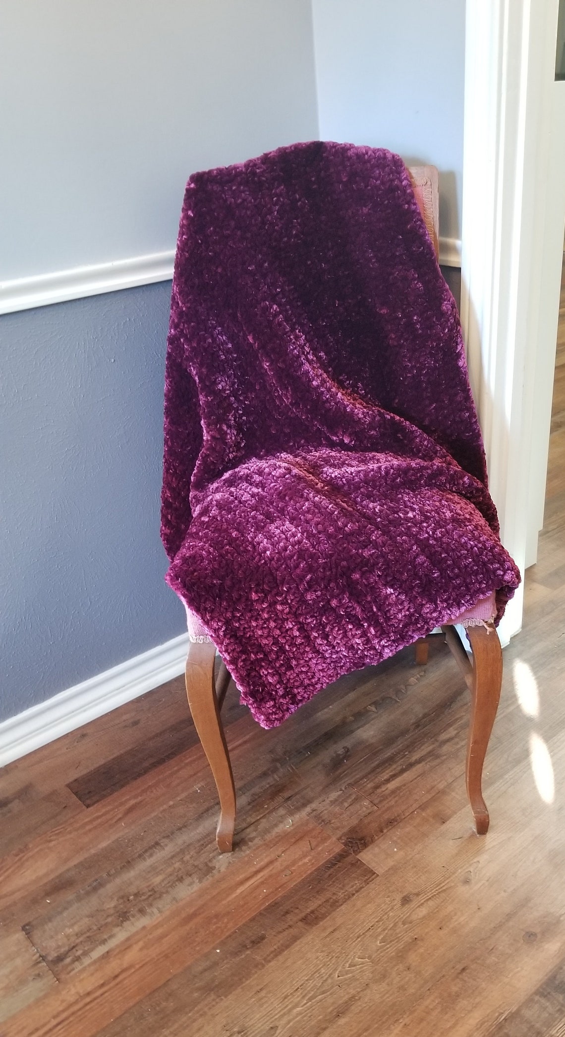 Heavy Velvet Throw Etsy