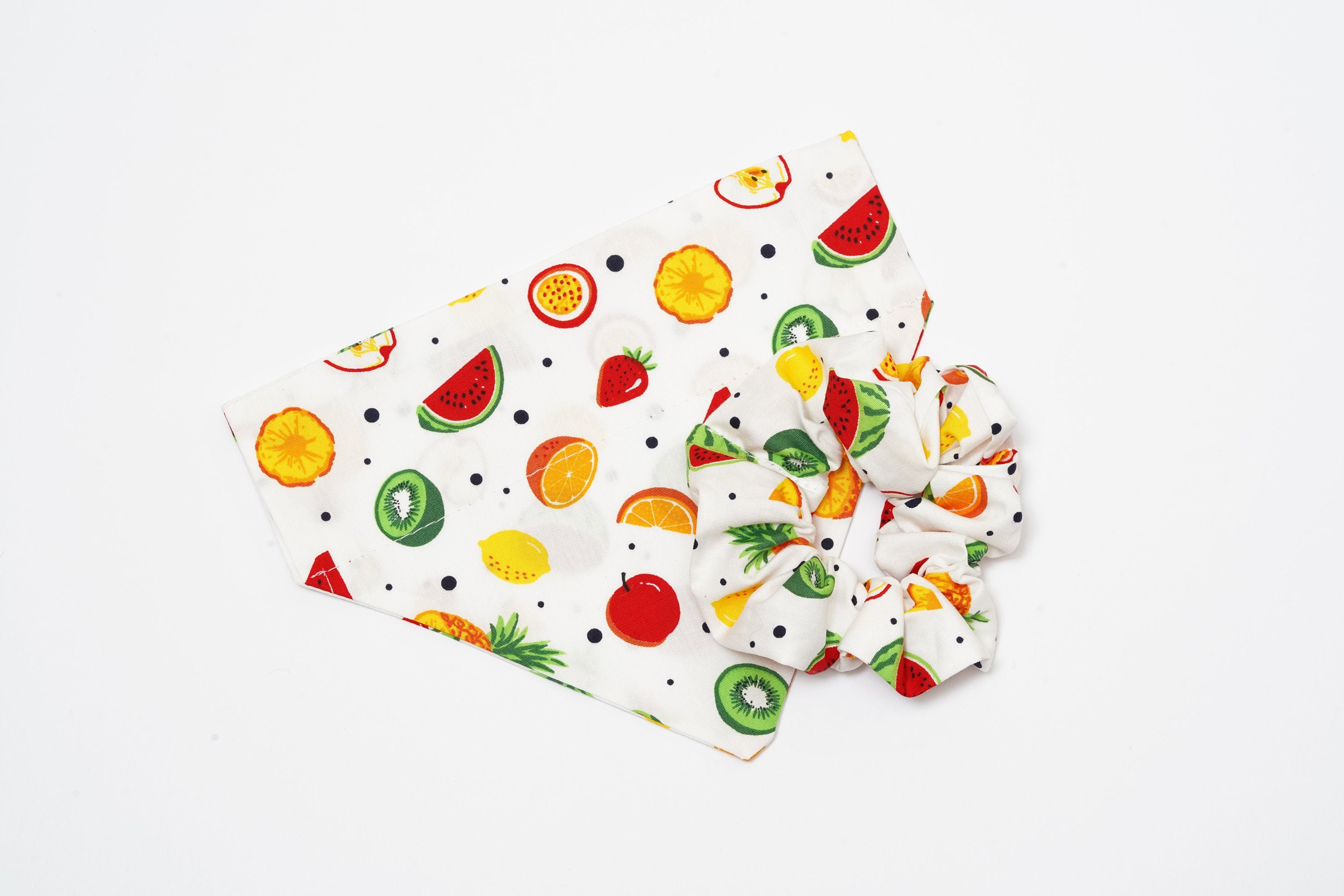 Personalisierte Hund Bandana/Scrunchie Obst Salat Etsy