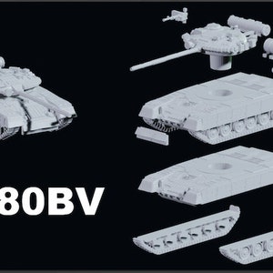 1/100 Scale T-80 Family of Vehicles By Jason Miller