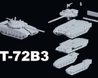 1/100 Scale T-72 Family of Tanks By Jason Miller