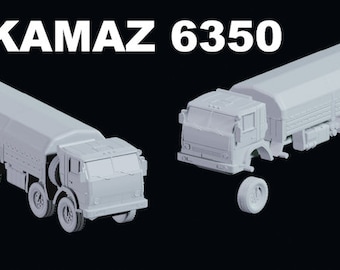 1/100 Scale KAMAZ 6350 By Jason Miller