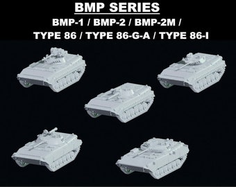 1/100 Scale BMP Family of Vehicles By Jason Miller