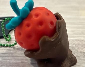 3D printed fidget clicker keychain