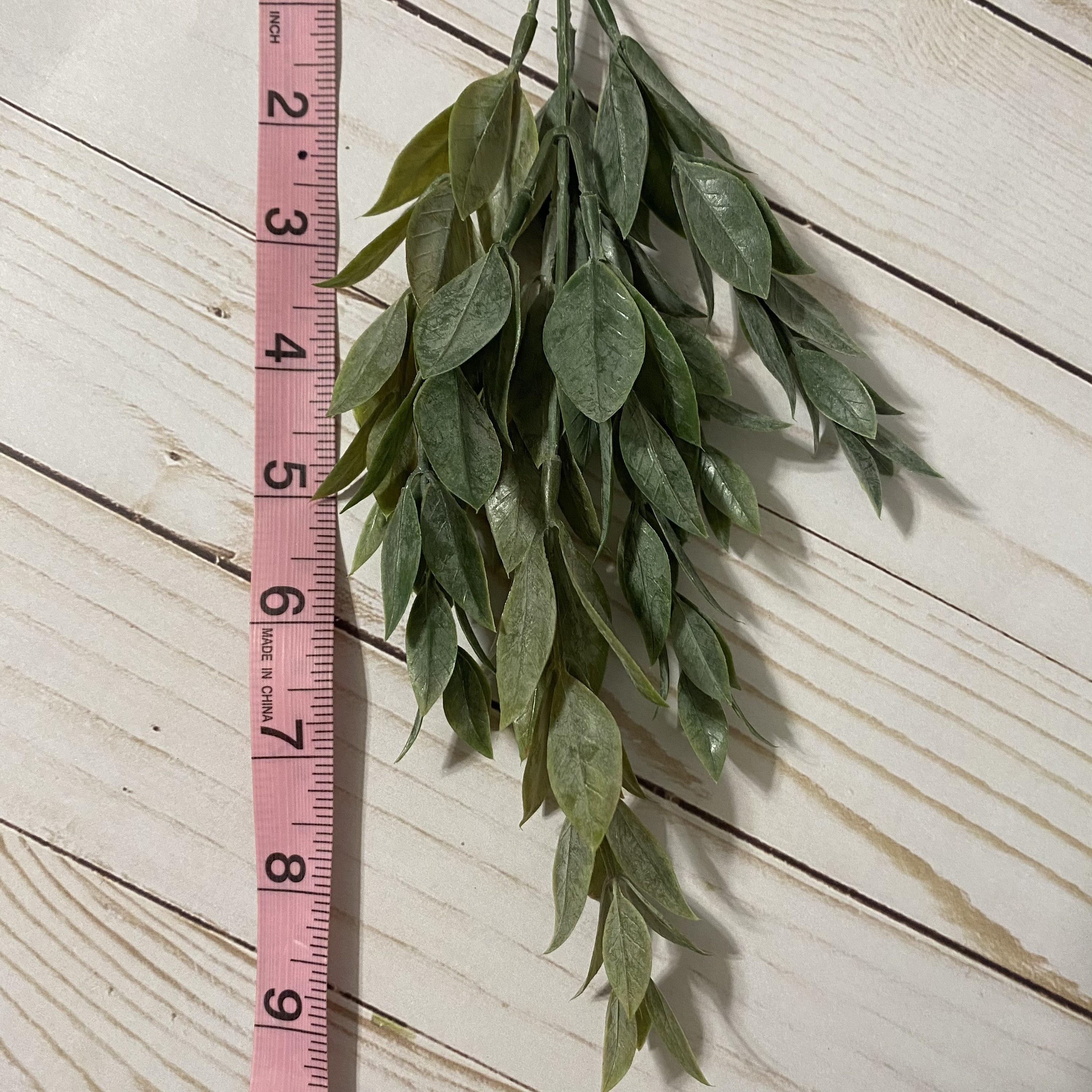 2 Pieces of Frosted Greenery Ruscus Bush Artificial Ruscus Etsy