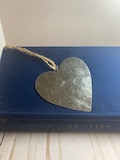 Galvanized metal heart shaped ornament blank, metal heart ornaments, metal heart blank, Valentine’s Day blanks, valentines crafts