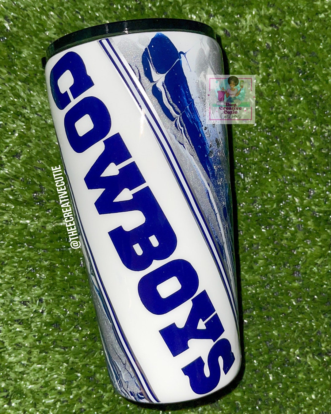 Dallas Cowboys Custom Tumbler, Dallas Cowboys Fan Tumbler, Cowboys Gift