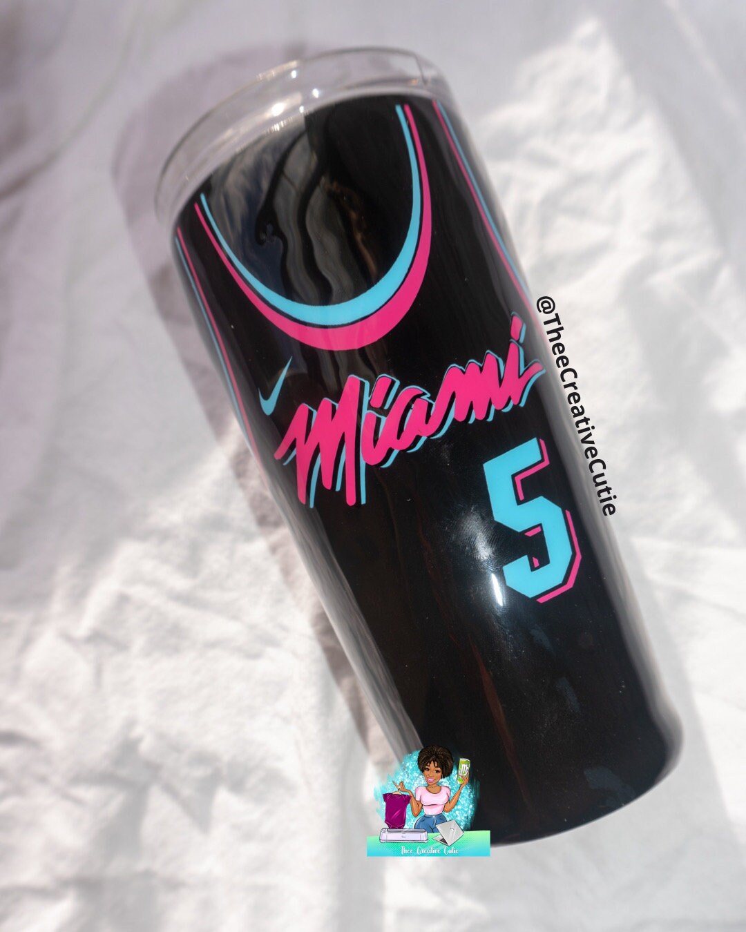 custom nike miami heat vice nights swingman jersey
