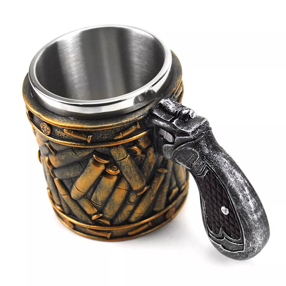 Handmade Gun Mug Pistol Beer Mug Perfect Gift for Gun Etsy