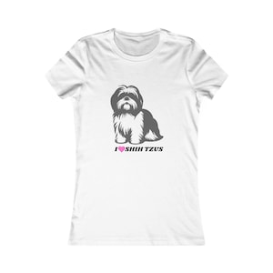 Shih Tzu Love Tee - Cute Dog Lover T-Shirt, Casual Wear, Pet Parent Gift, Everyday Style, Animal Lover Apparel
