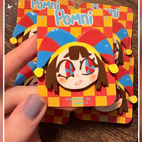 Pomni Clay Pin | The Amazing Digital Circus