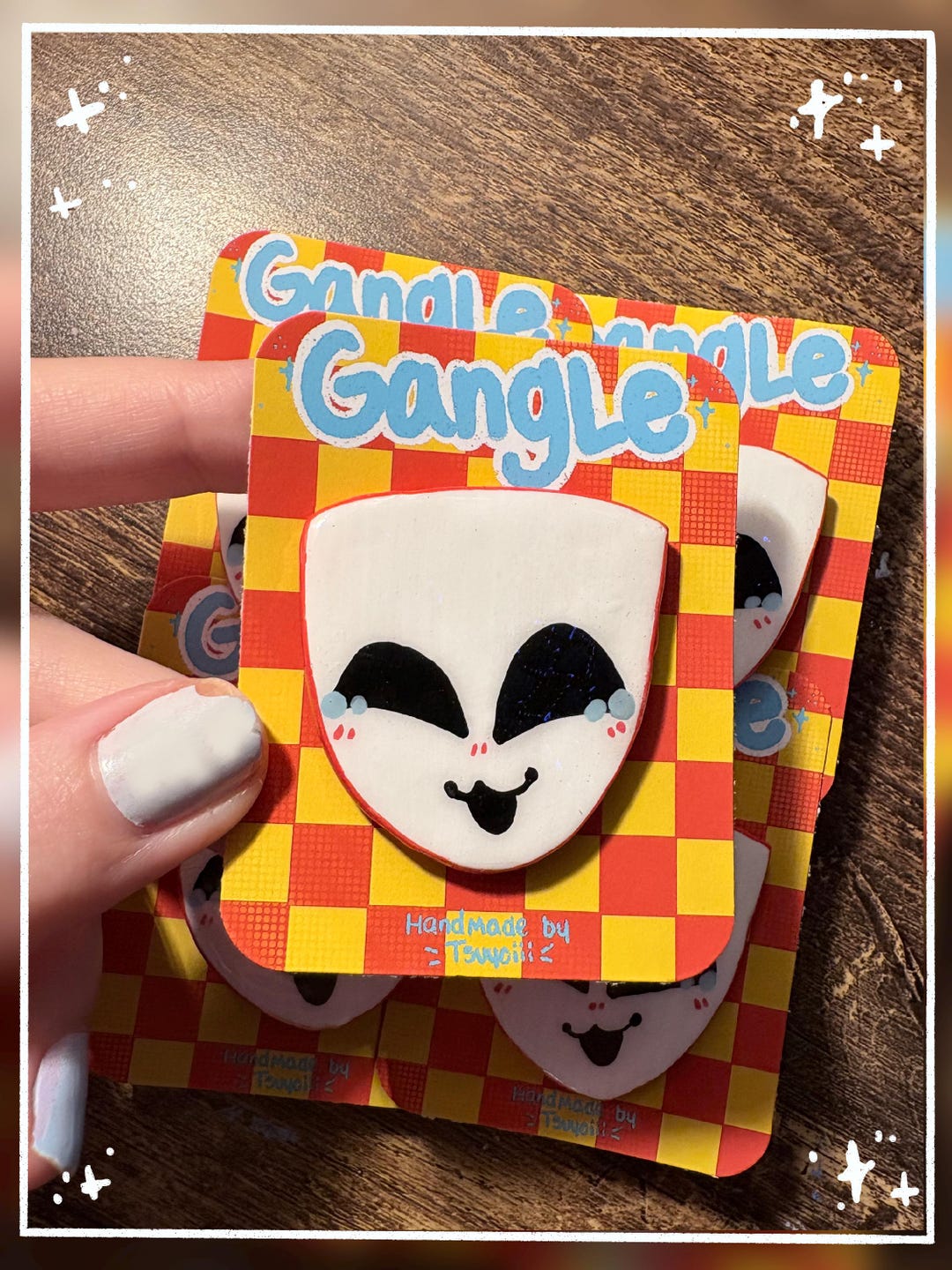 Gangle Clay Pin | the Amazing Digital Circus - Etsy