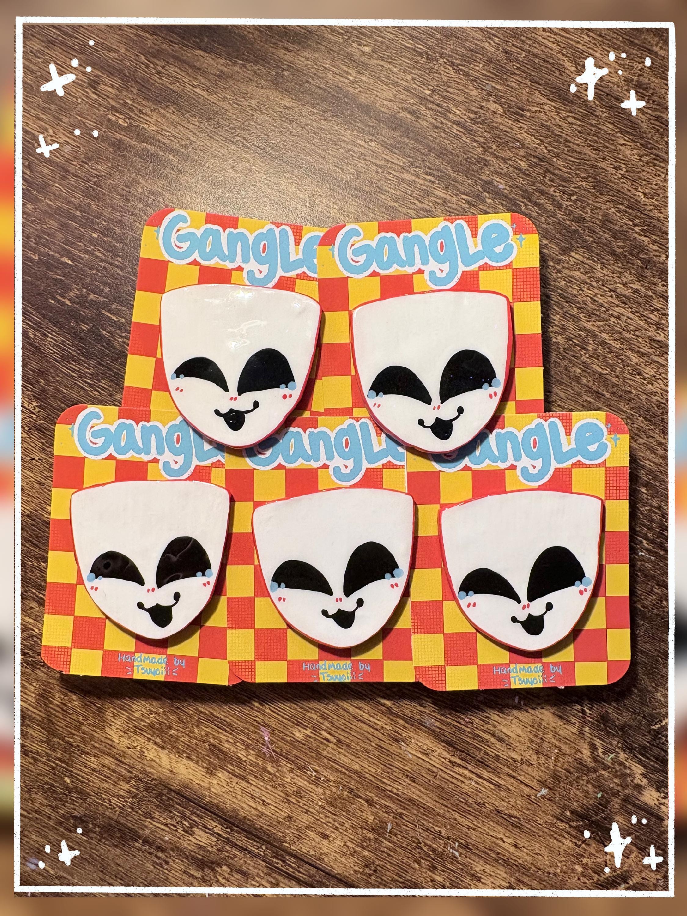 Gangle Clay Pin | the Amazing Digital Circus - Etsy UK
