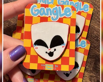Gangle Clay Pin | the Amazing Digital Circus - Etsy