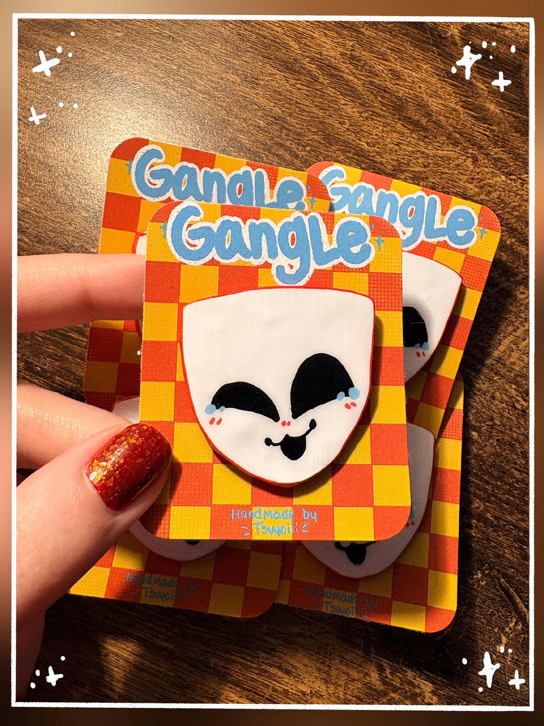 Gangle Clay Pin | the Amazing Digital Circus - Etsy