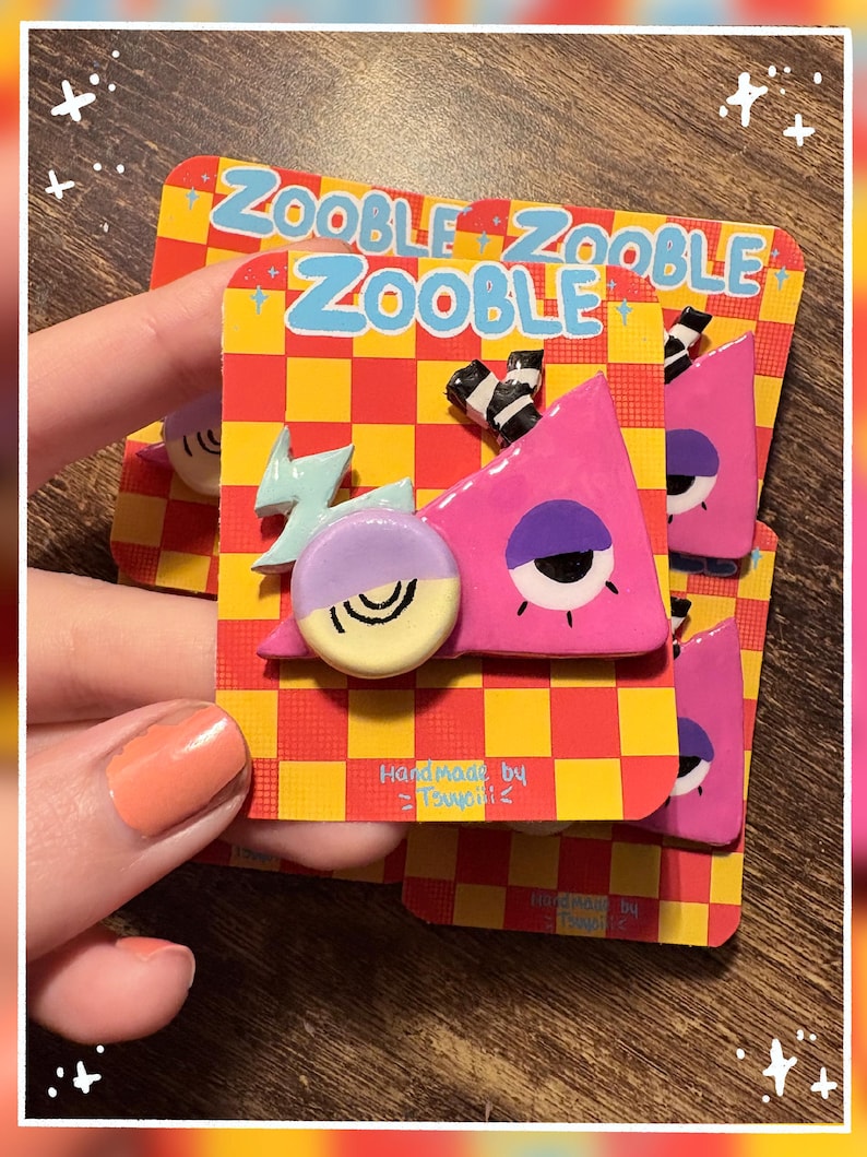 Zooble Clay Pin | The Amazing Digital Circus Bild 1