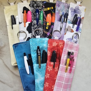 Lanyard Pen Holder, Back to School, Handmade Pen Pouch for Teachers and Nurses, Practical Teacher Gift