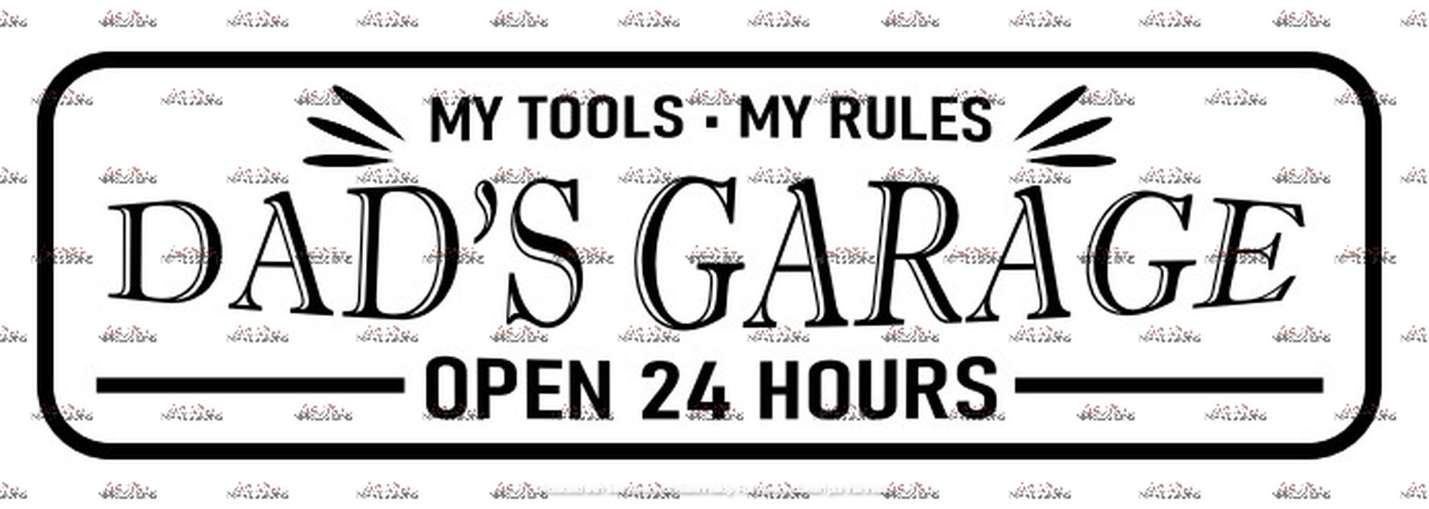 Dad's Garage SVG Digital Download File Etsy