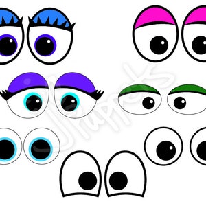 Digital Puppet Eye Designs - SVG