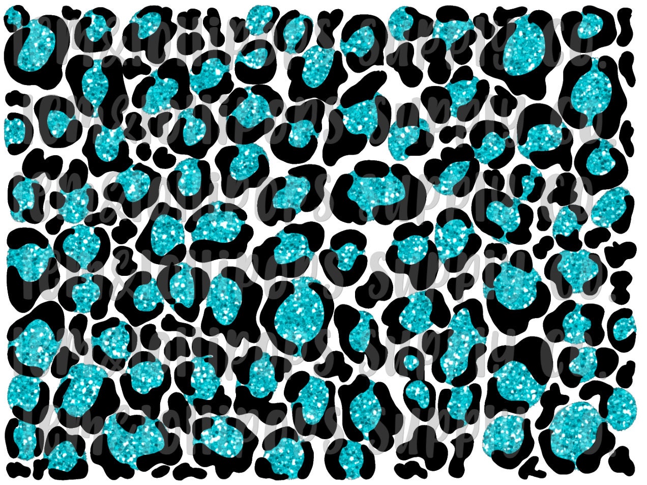 leopard print sparkle top
