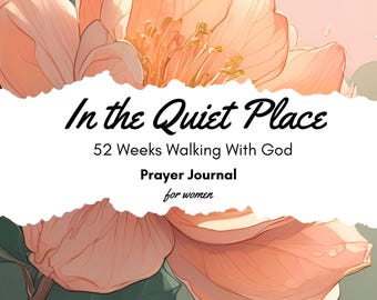 En el lugar tranquilo: 52 semanas caminando con Dios, libro de ejercicios bíblicos para mujeres