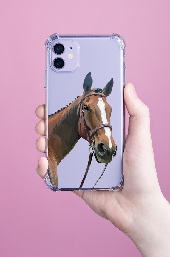 Horse Playing Art Painting Custom Phone Case Cover For iPhone Samsung  Google etc