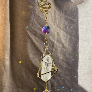 Window Suncatcher/Snake Suncatchers/Hanging Crystal Prism/ Crystal suncatcher/ Rainbow makers/ Prisms/ Wall hanging/ Window catcher/ Boho