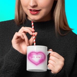 Be kind mug! (not just to the right-handed people, mug printed on both sides!)