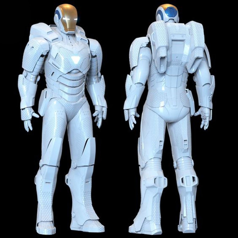 Iron Man MK39 Full Body Armor Suit STL File for 3D Print Etsy