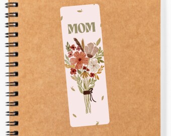 Mom Laminated Bookmark Mom Journal Planner Bookmark Reader Gift Book Lover Gift Mother's Day Bookmark Birthday Gift Gift for Her Mom Gift