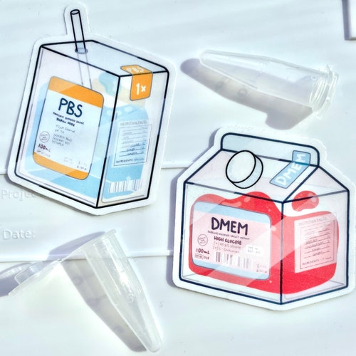 PCR Cocktail Sticker Funny Chemistry Sticker Biology - Etsy