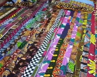 Ndiakhass Baye Fall Bedding  African Print  Patchwork Duvet Cover Set