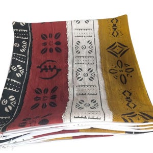 Mudcloth Throw Pillow Cover: Handmade Cotton, 20x20 16x16 image 7