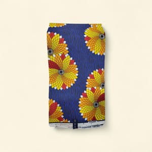 Wax Fabric African  Print Fabrics Ankara Fabrics 100% Cotton 3yards/ 6yards