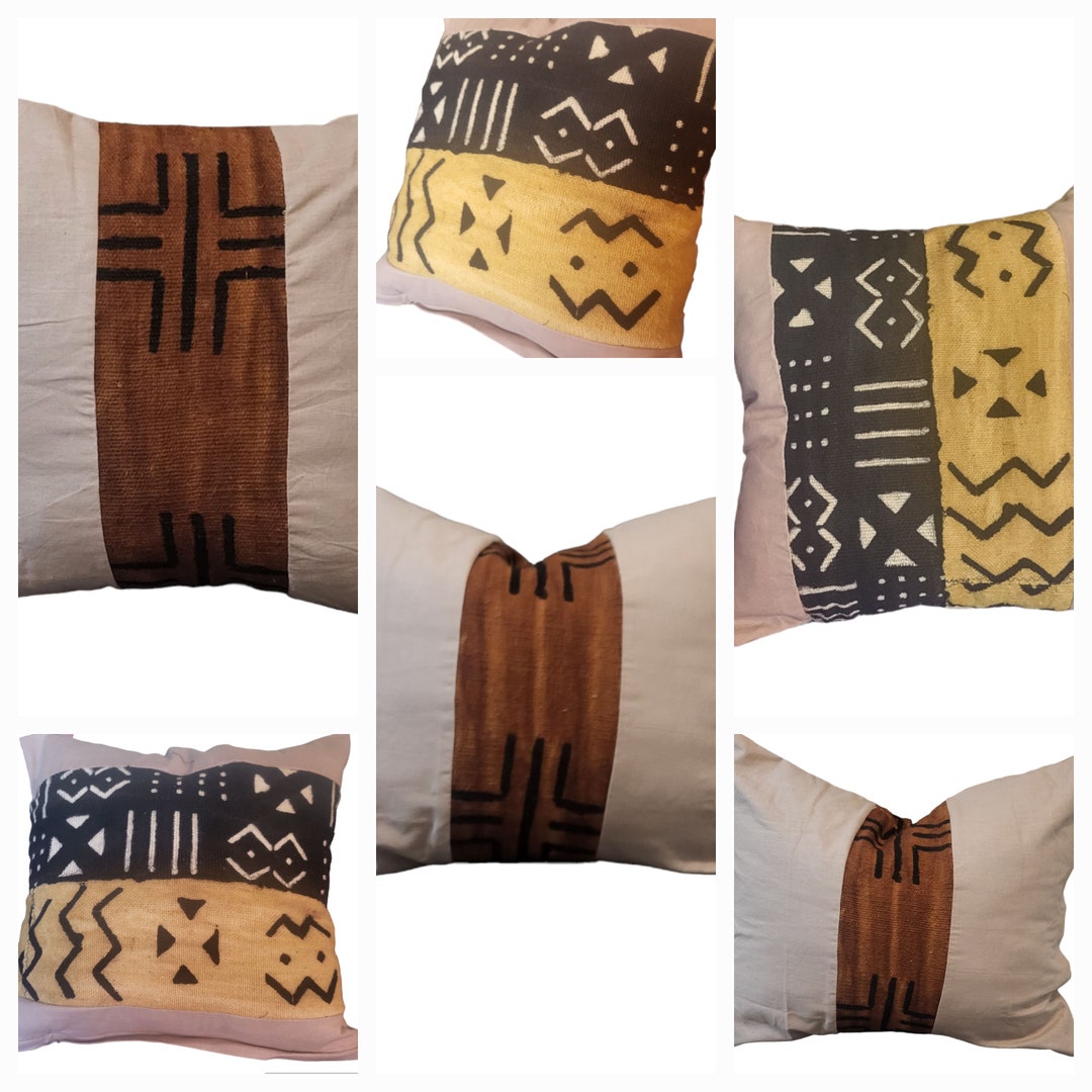 Mudcloth Bogolan African Pillow Covers/ Different Sizes Etsy