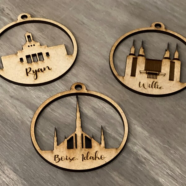Lds Temple Ornament Etsy