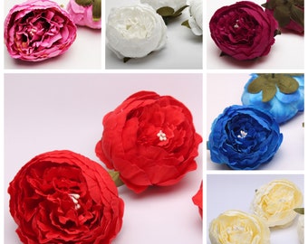Artificial Peony Flower Head, Party Wedding Flower Crown Decor, Peony Flower Wall Arrangement