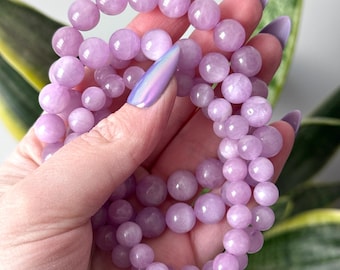 Gorgeous Kunzite Bracelet 8mm 6mm | High Quality Kunzite Bracelet