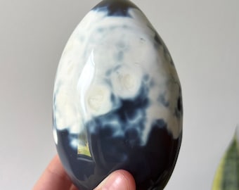 Beautiful Orca Agate Freeform | Polished Orca Agate Carving