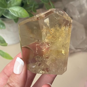 Beautiful Citrine Freeform with Rainbow | Rainbow Citrine Polished