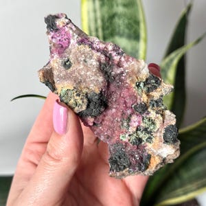 Cobalto Calcite Specimen Raw Cobaltoan Dolomite Cluster Raw Salrose