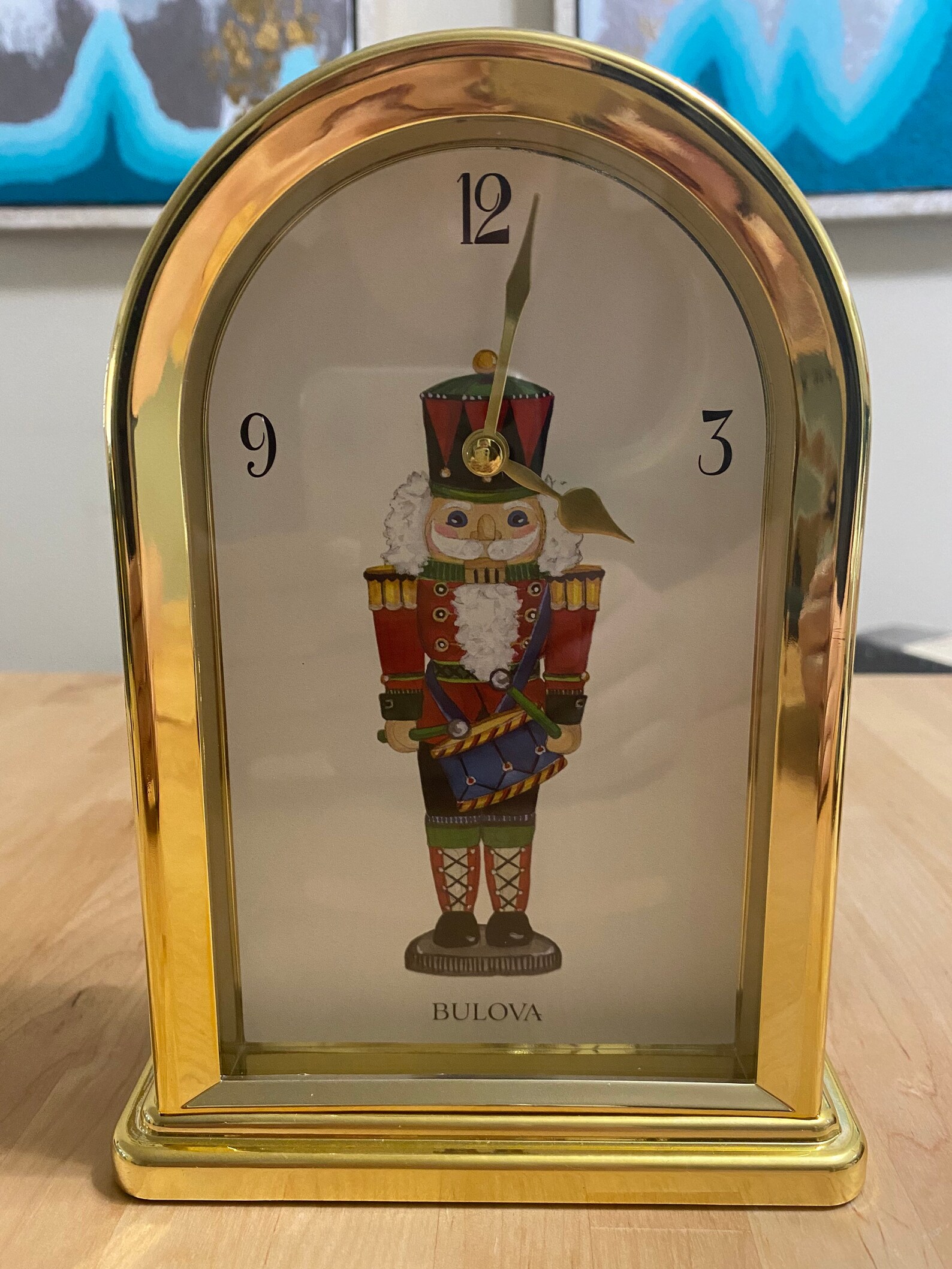 Beautiful Bulova Holiday Sounds Musical Christmas Clock Etsy