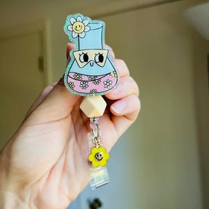 Badge pour bécher de laboratoire Real