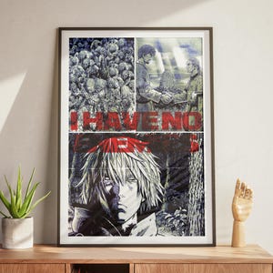 Vinland Saga Anime Poster – Thorfinn Redemtion Kunstdruck | Viking Manga Wanddekor | I Have No Enemies Zitat
