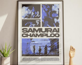 Samurai Champloo Poster: Vintage Anime Wall Art (Digital Download)
