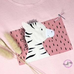 Embroidery File Set Doodle Zebra Gina 4 sizes from 10x10