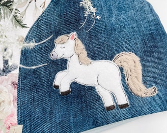 Embroidery file set pony unicorn 4 sizes from 10x10